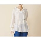 【クリンクル クリンクル クリンクル/crinkle crinkle crinkle】のback embroidery sheer blouse IVORY|ID: prp329100004780687 ipo3291000000036286230