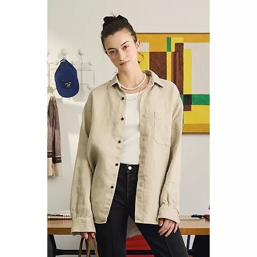 【オブラダ/Oblada】のLINEN AUTHENTIC SHIRT インテリア・キッズ・メンズ・レディースファッション・服の通販 founy(ファニー) https://founy.com/ ファッション Fashion レディースファッション Fashion for Women トップス・カットソー Cut & Sew Tops シャツ・ブラウス・オフィスカジュアル Elegant Blouses & Button-Ups ジャケット Jacket, Outerwear スウェット / スエット Sweatshirt, Sweatwear セットアップ Set-Up, Coordinated Outfit タートル Turtleneck, Turtle Collar デニム Denim, Jeans Material ブラウジング Blouson Silhouette, Cinched Waist リネン Linen, Linen Fabric エレガント 上品 Elegant 夏 Summer 春 Spring S/S・春夏 SS, Spring/Summer, Warm Season 洗える Machine Washable |ID: prp329100004780692 ipo3291000000036319411