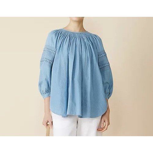 【フィータ/Pheeta】のBLOUSE(Trinity) 人気、トレンドファッション・服の通販 founy(ファニー) 　ファッション　Fashion　レディースファッション　Fashion for Women　ギャザー　Gathered, Ruffled　シャーリング　Shirring, Ruched　スモック　Smock, Smock Dress　バランス　Balance, Style Balance　フォーマル　Formal, Dressy　ブリーチ　Bleach, Washed Finish　メンズ　Men's, Menswear　モチーフ　Motif, Design Theme　 other-1|ID: prp329100004780696 ipo3291000000034684792
