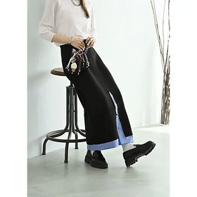 【スタイルデリ/STYLE DELI】 【BLK001】シャツドッキングスカート人気、トレンドファッション・服の通販 founy(ファニー) ファッション Fashion レディースファッション Fashion for Women スカート Skirts 秋 Autumn ショート Short, Short Length シンプル Simple, Minimal スウェット / スエット Sweatshirt, Sweatwear スリット Slit, Slit Detail タートル Turtleneck, Turtle Collar ドッキング Docking, Mixed Material バランス Balance, Style Balance ベーシック Basic, Essential ポケット Pocket, Pocket Detail ミックス Mix, Mixed Style ロング Long, Long-Length 冬 Winter / This Winter おすすめ Recommended / Our Picks エレガント 上品 Elegant |ID:prp329100004780717