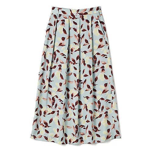 【エムセブンデイズ/M7days】のフラワープリントスカート 人気、トレンドファッション・服の通販 founy(ファニー) 　ファッション　Fashion　レディースファッション　Fashion for Women　スカート　Skirts　サテン　Satin, Glossy Fabric　春　Spring　 other-1|ID: prp329100004780719 ipo3291000000034684943