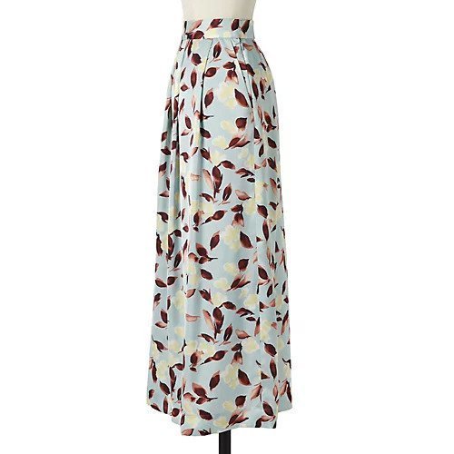【エムセブンデイズ/M7days】のフラワープリントスカート 人気、トレンドファッション・服の通販 founy(ファニー) 　ファッション　Fashion　レディースファッション　Fashion for Women　スカート　Skirts　サテン　Satin, Glossy Fabric　春　Spring　other-2|ID: prp329100004780719 ipo3291000000034684947