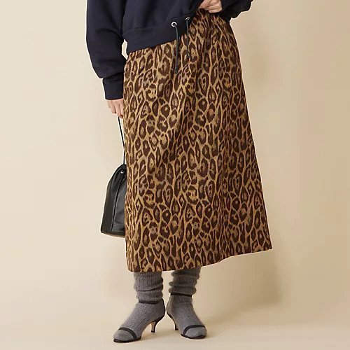 【その他のブランド/Other】のJACQUARD LEOPARD EASY SK インテリア・キッズ・メンズ・レディースファッション・服の通販 founy(ファニー) https://founy.com/ ファッション Fashion レディースファッション Fashion for Women スカート Skirts イタリア Italy シンプル Simple, Minimal ジャカード／ジャガード Jacquard, Woven Pattern タイツ Tights, Legwear パターン Pattern, Design Print レオパード Leopard, Animal Print 別注 Limited Edition, Custom Order A/W・秋冬 Autumn/Winter |ID: prp329100004780724 ipo3291000000034684977