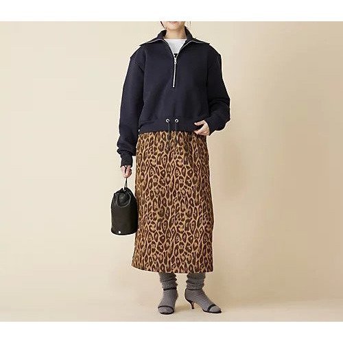 【その他のブランド/Other】のJACQUARD LEOPARD EASY SK 人気、トレンドファッション・服の通販 founy(ファニー) 　ファッション　Fashion　レディースファッション　Fashion for Women　スカート　Skirts　イタリア　Italy　シンプル　Simple, Minimal　ジャカード／ジャガード　Jacquard, Woven Pattern　タイツ　Tights, Legwear　パターン　Pattern, Design Print　レオパード　Leopard, Animal Print　別注　Limited Edition, Custom Order　A/W・秋冬　Autumn/Winter　other-2|ID: prp329100004780724 ipo3291000000034684979