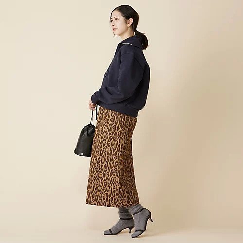 【その他のブランド/Other】のJACQUARD LEOPARD EASY SK 人気、トレンドファッション・服の通販 founy(ファニー) 　ファッション　Fashion　レディースファッション　Fashion for Women　スカート　Skirts　イタリア　Italy　シンプル　Simple, Minimal　ジャカード／ジャガード　Jacquard, Woven Pattern　タイツ　Tights, Legwear　パターン　Pattern, Design Print　レオパード　Leopard, Animal Print　別注　Limited Edition, Custom Order　A/W・秋冬　Autumn/Winter　other-3|ID: prp329100004780724 ipo3291000000034684980