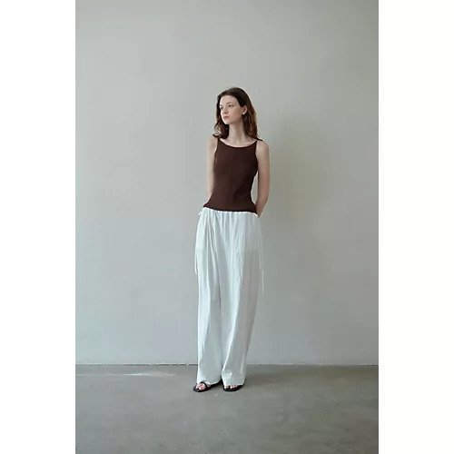 【ル/Le】のSIDE DRAWSTRING WIDE PANTS 人気、トレンドファッション・服の通販 founy(ファニー) 　ファッション　Fashion　レディースファッション　Fashion for Women　パンツ　Pants & Trousers　ギャザー　Gathered, Ruffled　ストリング　String, Drawstring　ドレープ　Drape, Draping Fabric　ワイド　Wide, Wide Fit　楽ちん　Easy Fit, Comfortable　other-3|ID: prp329100004780731 ipo3291000000034685028