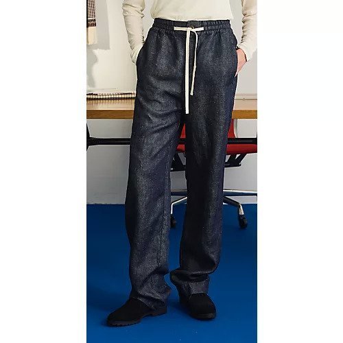 【オブラダ/Oblada】のLINEN DENIM PANTS インテリア・キッズ・メンズ・レディースファッション・服の通販 founy(ファニー) 　ファッション　Fashion　レディースファッション　Fashion for Women　パンツ　Pants & Trousers　デニムパンツ・ジーンズ・美脚デニム　Denim Jeans & Pants　セットアップ　Set-Up, Coordinated Outfit　デニム　Denim, Jeans Material　リネン　Linen, Linen Fabric　夏　Summer　春　Spring　S/S・春夏　SS, Spring/Summer, Warm Season　洗える　Machine Washable　INDIGO|ID: prp329100004780734 ipo3291000000034685043