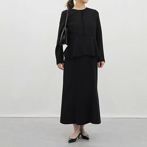 【カエン/Kaene】のフレアジャケットセットワンピース 人気、トレンドファッション・服の通販 founy(ファニー) 　ファッション　Fashion　レディースファッション　Fashion for Women　アウター　Coat / Outerwear Collection　レディースジャケット・軽アウター　Jackets　エレガント 上品　Elegant　洗える　Machine Washable　シンプル　Simple, Minimal　ジャケット　Jacket, Outerwear　セットアップ　Set-Up, Coordinated Outfit　ドレス　Dress, One-Piece　フロント　Front, Front Design　ペプラム　Peplum, Flared Hem　マーメイド　Mermaid, Fishtail Silhouette　おすすめ　Recommended / Our Picks　セレモニー　Ceremony　入学式　Entrance Ceremony　卒業式　Graduation Ceremony　ビジネス 仕事 通勤　Business / Work / Commuting　結婚式　Wedding　other-2|ID: prp329100004780737 ipo3291000000034836632