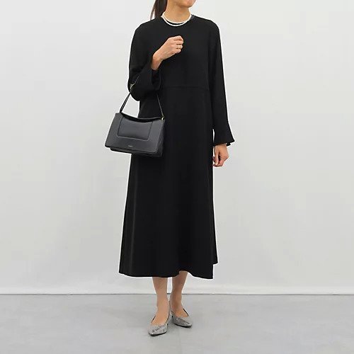 【カエン/Kaene】のAラインロングスリーブワンピース 人気、トレンドファッション・服の通販 founy(ファニー) 　ファッション　Fashion　レディースファッション　Fashion for Women　ワンピース　Dresses　アクセサリー　Fashion Accessories　洗える　Machine Washable　シンプル　Simple, Minimal　セットアップ　Set-Up, Coordinated Outfit　ダウン　Down, Puffer　ドレス　Dress, One-Piece　パール　Pearl, Pearl Accent　ベーシック　Basic, Essential　おすすめ　Recommended / Our Picks　セレモニー　Ceremony　入学式　Entrance Ceremony　卒業式　Graduation Ceremony　ビジネス 仕事 通勤　Business / Work / Commuting　結婚式　Wedding　other-2|ID: prp329100004780738 ipo3291000000034836637