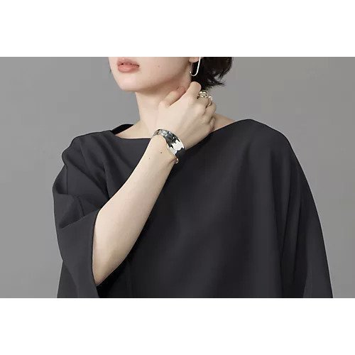 【ジャミレイ/JAMIRAY】のVAGUE BANGLE インテリア・キッズ・メンズ・レディースファッション・服の通販 founy(ファニー) 　ファッション　Fashion　レディースファッション　Fashion for Women　バングル　Bangle, Bracelet　SILVER|ID: prp329100004780763 ipo3291000000034685212