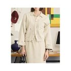 【オブラダ/Oblada】の1936 HEMP DENIM JACKET 人気、トレンドファッション・服の通販 founy(ファニー) ファッション Fashion レディースファッション Fashion for Women アウター Coat / Outerwear Collection レディースジャケット・軽アウター Jackets ジャケット Jacket, Outerwear スリーブ Sleeve, Long Sleeve / Short Sleeve セットアップ Set-Up, Coordinated Outfit デニム Denim, Jeans Material バランス Balance, Style Balance フォルム Silhouette, Form ポケット Pocket, Pocket Detail ロング Long, Long-Length 春 Spring thumbnail IVORY|ID: prp329100004780768 ipo3291000000034685239