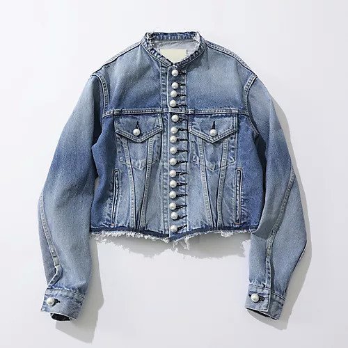 【チノ/CINOH】のDENIM PEARL BUTTON JACKET 人気、トレンドファッション・服の通販 founy(ファニー) 　ファッション　Fashion　レディースファッション　Fashion for Women　アウター　Coat / Outerwear Collection　レディースジャケット・軽アウター　Jackets　ショート　Short, Short Length　ジャケット　Jacket, Outerwear　ダメージ　Distressed, Destroyed　デニム　Denim, Jeans Material　パール　Pearl, Pearl Accent　フロント　Front, Front Design　洗える　Machine Washable　other-2|ID: prp329100004780770 ipo3291000000034685249