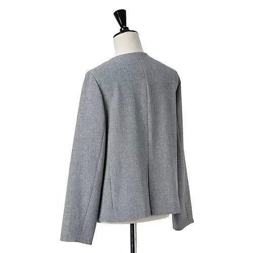 【エムセブンデイズ/M7days】のツイード風ノーカラーテーラードジャケット 人気、トレンドファッション・服の通販 founy(ファニー) 　ファッション　Fashion　レディースファッション　Fashion for Women　アウター　Coat / Outerwear Collection　レディースジャケット・軽アウター　Jackets　テーラードジャケット / 通勤・きれいめスタイル　Tailored Jackets & Blazers　ジャケット　Jacket, Outerwear　ツイード　Twill, Twill Weave　人気　Popular, Best Seller　other-3|ID: prp329100004780772 ipo3291000000034685259