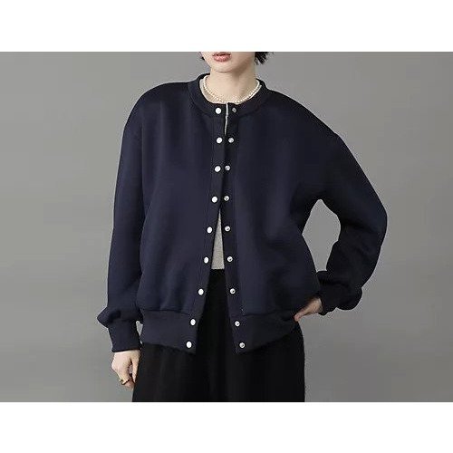 【スアデオ/suadeo】のスウェット風スナップブルゾン 人気、トレンドファッション・服の通販 founy(ファニー) ファッション Fashion レディースファッション Fashion for Women アウター Coat / Outerwear Collection ブルゾンジャケット・スポーティアウター Blouson Jackets トップス・カットソー Cut & Sew Tops レディースパーカー・カジュアルフーディー Casual Hoodies & Sweatshirts スウェット・クルーネックトップス Sweatshirts & Crewnecks / Relaxed Fit Sweat Tops シンプル Simple, Minimal スウェット / スエット Sweatshirt, Sweatwear スリーブ Sleeve, Long Sleeve / Short Sleeve ブルゾン Blouson, Bomber Jacket ワイド Wide, Wide Fit 冬 Winter / This Winter 洗える Machine Washable 軽量 Lightweight, Ultra Light other-1|ID: prp329100004780777 ipo3291000000034685276