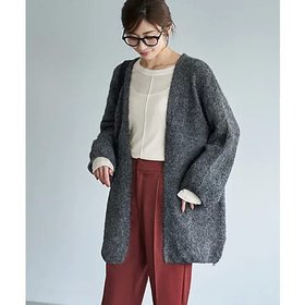 【スタイルデリ/STYLE DELI】のふんわりカーヴィーニットガウン 人気、トレンドファッション・服の通販 founy(ファニー) ファッション Fashion レディースファッション Fashion for Women トップス・カットソー Cut & Sew Tops ニット Knit Tops & Sweaters カットソー Cut and Sewn Top カーディガン Cardigan, Knitwear ガウン Gown, Robe 軽量 Lightweight, Ultra Light ジャケット Jacket, Outerwear スリット Slit, Slit Detail トッパー Topper, Light Cardigan 長袖 Long Sleeve, Full Sleeve パーカー Hoodie, Parka フォルム Silhouette, Form フロント Front, Front Design ポケット Pocket, Pocket Detail ミックス Mix, Mixed Style 冬 Winter / This Winter |ID:prp329100004780891