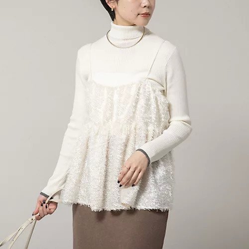 【ノーリーズ/NOLLEY'S】のウォッシャブルカットジャガードビスチェ インテリア・キッズ・メンズ・レディースファッション・服の通販 founy(ファニー) ファッション Fashion レディースファッション Fashion for Women トップス・カットソー Cut & Sew Tops ビスチェ Bustiers & Corset Tops / Layered Bustier Style 2025年 2025 2025-2026秋冬・A/W Autumn/Winter 2025–26 AW25–26 カットジャガード Cut Jacquard タートルネック Turtleneck, High Neck ワーク Workwear, Utility Style 冬 Winter / This Winter 洗える Machine Washable キナリ|ID: prp329100004781807 ipo3291000000034694751