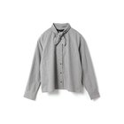 【ミズイロ インド/mizuiro ind】のチェックリボンタイシャツ グレー|ID: prp329100004781812 ipo3291000000034694777