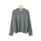 【ミディウミ/MidiUmi】のラクーンニットプルオーバー チャコールグレー|ID: prp329100004781818 ipo3291000000035317083