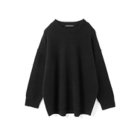 【ミズイロ インド/mizuiro ind】のMG/クルーネックワイドプルオーバー ブラック|ID: prp329100004781820 ipo3291000000034694850