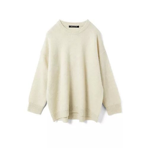 【ミズイロ インド/mizuiro ind】のMG/クルーネックワイドプルオーバー インテリア・キッズ・メンズ・レディースファッション・服の通販 founy(ファニー) 　ファッション　Fashion　レディースファッション　Fashion for Women　トップス・カットソー　Cut & Sew Tops　カジュアルプルオーバー・ニットトップス　Pullovers & Knit Tops / Casual Pullovers　ウォーム　Warm Fabric　シンプル　Simple, Minimal　キナリ|ID: prp329100004781820 ipo3291000000034694852