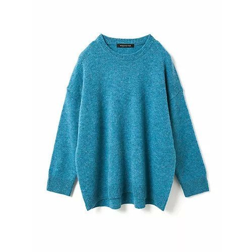 【ミズイロ インド/mizuiro ind】のMG/クルーネックワイドプルオーバー インテリア・キッズ・メンズ・レディースファッション・服の通販 founy(ファニー) 　ファッション　Fashion　レディースファッション　Fashion for Women　トップス・カットソー　Cut & Sew Tops　カジュアルプルオーバー・ニットトップス　Pullovers & Knit Tops / Casual Pullovers　ウォーム　Warm Fabric　シンプル　Simple, Minimal　ブルー|ID: prp329100004781820 ipo3291000000034694853