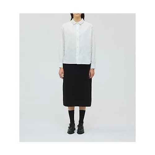 【ミズイロ インド/mizuiro ind】のシードステッチAラインスカート インテリア・キッズ・メンズ・レディースファッション・服の通販 founy(ファニー) 　ファッション　Fashion　レディースファッション　Fashion for Women　スカート　Skirts　Aライン・フレアスカート　A-Line & Flared Skirts　セットアップ　Set-Up, Coordinated Outfit　ベスト　Vest, Waistcoat　ミラノリブ　Milano Rib, Milano Stitch　ワイド　Wide, Wide Fit　ブラック|ID: prp329100004781837 ipo3291000000034694981