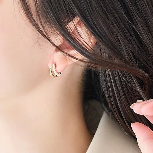 【フィービィー/phoebe】の【金属アレルギー対応】プチパールダブルフープセラミックピアス インテリア・キッズ・メンズ・レディースファッション・服の通販 founy(ファニー) ファッション Fashion レディースファッション Fashion for Women おすすめ Recommended / Our Picks シンプル Simple, Minimal ダブル Double, Double-Breasted パール Pearl, Pearl Accent フェミニン Feminine, Girly メタル Metal, Metal Parts モチーフ Motif, Design Theme エレガント 上品 Elegant ゴールド|ID: prp329100004781849 ipo3291000000034695222