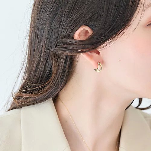 【フィービィー/phoebe】の【金属アレルギー対応】ブリリアントダブルフープセラミックピアス 人気、トレンドファッション・服の通販 founy(ファニー) ファッション Fashion レディースファッション Fashion for Women シンプル Simple, Minimal ビジュー Bijou, Jewel-like Accent メタル Metal, Metal Parts モチーフ Motif, Design Theme other-2|ID: prp329100004781850 ipo3291000000034695240