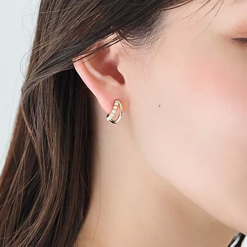 【フィービィー/phoebe】の【痛くないシリーズ/金属アレルギー対応】プチパールダブルフープライトフィットイヤリング インテリア・キッズ・メンズ・レディースファッション・服の通販 founy(ファニー) ファッション Fashion レディースファッション Fashion for Women ジュエリー Jewelry ファッションリング Fashion Rings イヤリング・フープ・ドロップタイプ Hoop, Drop & Clip Earrings おすすめ Recommended / Our Picks イヤリング Earrings シンプル Simple, Minimal ダブル Double, Double-Breasted パール Pearl, Pearl Accent フェミニン Feminine, Girly メタル Metal, Metal Parts モチーフ Motif, Design Theme エレガント 上品 Elegant 軽量 Lightweight, Ultra Light ゴールド|ID: prp329100004781853 ipo3291000000034695285