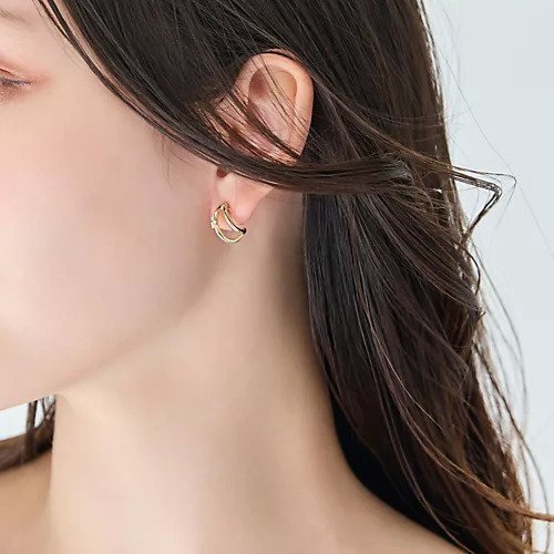 【フィービィー/phoebe】の【痛くないシリーズ/金属アレルギー対応】シャイニーダブルフープライトフィットイヤリング 人気、トレンドファッション・服の通販 founy(ファニー) 　ファッション　Fashion　レディースファッション　Fashion for Women　ジュエリー　Jewelry　ファッションリング　Fashion Rings　イヤリング・フープ・ドロップタイプ　Hoop, Drop & Clip Earrings　イヤリング　Earrings　シンプル　Simple, Minimal　バランス　Balance, Style Balance　ビジュー　Bijou, Jewel-like Accent　メタル　Metal, Metal Parts　モチーフ　Motif, Design Theme　エレガント 上品　Elegant　軽量　Lightweight, Ultra Light　other-2|ID: prp329100004781855 ipo3291000000034695321