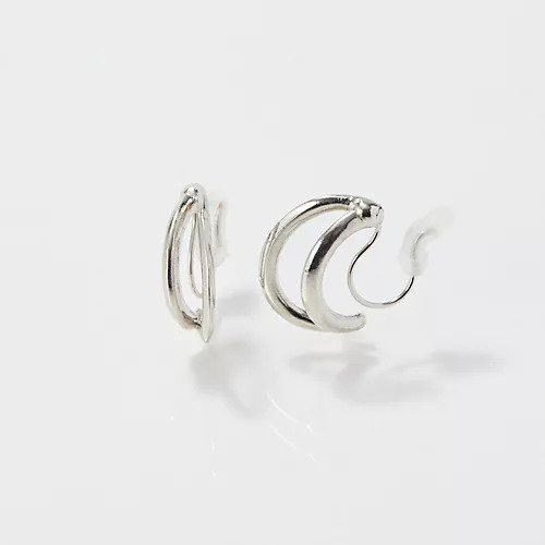 【フィービィー/phoebe】の【痛くないシリーズ/金属アレルギー対応】ベーシックダブルフープライトフィットイヤリング インテリア・キッズ・メンズ・レディースファッション・服の通販 founy(ファニー) 　ファッション　Fashion　レディースファッション　Fashion for Women　ジュエリー　Jewelry　ファッションリング　Fashion Rings　イヤリング・フープ・ドロップタイプ　Hoop, Drop & Clip Earrings　イヤリング　Earrings　シンプル　Simple, Minimal　ダブル　Double, Double-Breasted　トレンド　Trend, Trending Now　メタル　Metal, Metal Parts　モチーフ　Motif, Design Theme　軽量　Lightweight, Ultra Light　シルバー|ID: prp329100004781856 ipo3291000000034695332