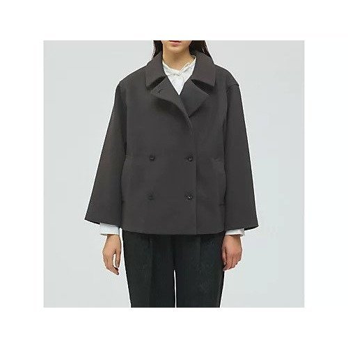 【ミズイロ インド/mizuiro ind】のピーコート インテリア・キッズ・メンズ・レディースファッション・服の通販 founy(ファニー) ファッション Fashion レディースファッション Fashion for Women アウター Coat / Outerwear Collection コート・ロングコート・ピーコート Long Coats, Peacoats & More ウォーム Warm Fabric ショート Short, Short Length バランス Balance, Style Balance フロント Front, Front Design ボトム Bottoms, Lower Wear 今季 This Season, Current Season 冬 Winter / This Winter 定番 Standard, Basic Item チャコールグレー|ID: prp329100004781857 ipo3291000000034695351