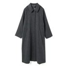 【ミズイロ インド/mizuiro ind】のウール混バルマカーンコート チャコールグレー|ID: prp329100004781858 ipo3291000000034695368