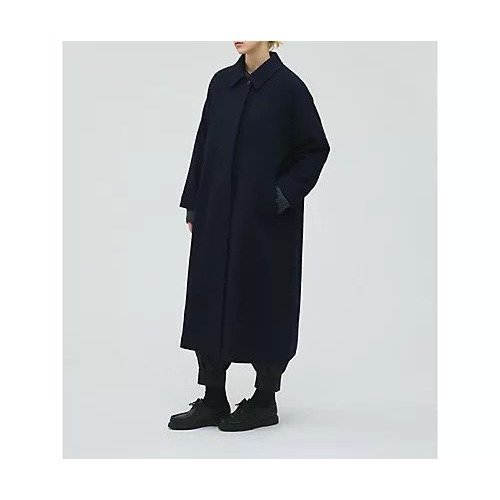 【ミズイロ インド/mizuiro ind】のウール混バルマカーンコート 人気、トレンドファッション・服の通販 founy(ファニー) 　ファッション　Fashion　レディースファッション　Fashion for Women　アウター　Coat / Outerwear Collection　コート・ロングコート・ピーコート　Long Coats, Peacoats & More　フロント　Front, Front Design　ベーシック　Basic, Essential　other-2|ID: prp329100004781858 ipo3291000000034695369