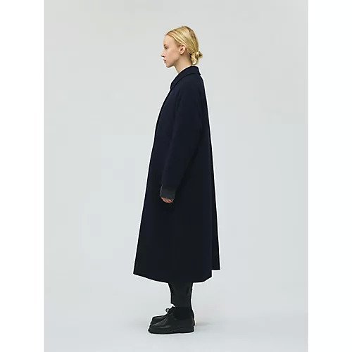 【ミズイロ インド/mizuiro ind】のウール混バルマカーンコート 人気、トレンドファッション・服の通販 founy(ファニー) 　ファッション　Fashion　レディースファッション　Fashion for Women　アウター　Coat / Outerwear Collection　コート・ロングコート・ピーコート　Long Coats, Peacoats & More　フロント　Front, Front Design　ベーシック　Basic, Essential　other-3|ID: prp329100004781858 ipo3291000000034695372