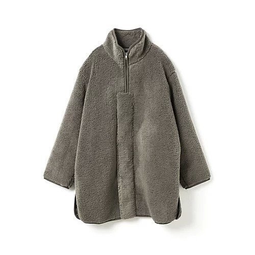 【ミズイロ インド/mizuiro ind】のボアブルゾン インテリア・キッズ・メンズ・レディースファッション・服の通販 founy(ファニー) ファッション Fashion レディースファッション Fashion for Women アウター Coat / Outerwear Collection ブルゾンジャケット・スポーティアウター Blouson Jackets スリット Slit, Slit Detail ダウン Down, Puffer ハイネック High Neck, Mock Neck ブルゾン Blouson, Bomber Jacket ポケット Pocket, Pocket Detail モコモコ Fuzzy, Fluffy チャコールグレー|ID: prp329100004781859 ipo3291000000034695385