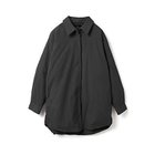 【ミズイロ インド/mizuiro ind】のワイドパディングシャツジャケット 人気、トレンドファッション・服の通販 founy(ファニー) ファッション Fashion レディースファッション Fashion for Women アウター Coat / Outerwear Collection レディースジャケット・軽アウター Jackets ダウン Down, Puffer フロント Front, Front Design ワッシャー Washer, Crinkled Finish thumbnail ブラック|ID: prp329100004781860 ipo3291000000034695399