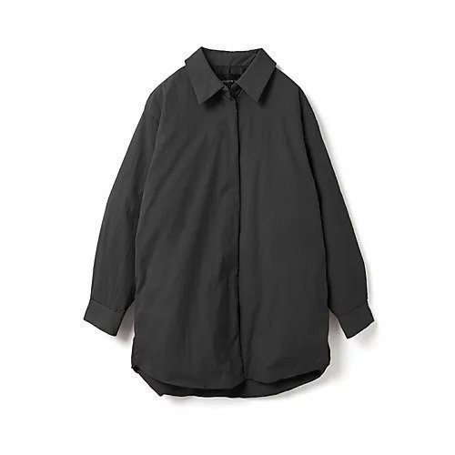 【ミズイロ インド/mizuiro ind】のワイドパディングシャツジャケット インテリア・キッズ・メンズ・レディースファッション・服の通販 founy(ファニー) 　ファッション　Fashion　レディースファッション　Fashion for Women　アウター　Coat / Outerwear Collection　レディースジャケット・軽アウター　Jackets　ダウン　Down, Puffer　フロント　Front, Front Design　ワッシャー　Washer, Crinkled Finish　ブラック|ID: prp329100004781860 ipo3291000000034695399