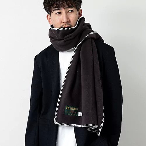 【ノーリーズ グッドマン/NOLLEY'S goodman / MEN】の【TWEEDMILL/ツイードミル】別注R/Sフリースマフラー50 人気、トレンドファッション・服の通販 founy(ファニー) 　ファッション　Fashion　メンズファッション　Fashion for Men　ギフト プレゼント　Gift / Present　ストール　Stole, Wrap　ツイード　Twill, Twill Weave　マフラー　Scarf, Muffler　別注　Limited Edition, Custom Order　 other-1|ID: prp329100004781863 ipo3291000000034695450