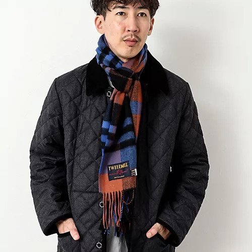 【ノーリーズ グッドマン/NOLLEY'S goodman / MEN】の【TWEEDMILL/ツイードミル】Lambswool Muffler Check 25 インテリア・キッズ・メンズ・レディースファッション・服の通販 founy(ファニー) ファッション Fashion メンズファッション Fashion for Men コンパクト Compact, Small Size 軽量 Lightweight, Ultra Light ストール Stole, Wrap チェック Check, Plaid, Tartan ツイード Twill, Twill Weave マフラー Scarf, Muffler ギフト プレゼント Gift / Present ブラウン系1|ID: prp329100004781865 ipo3291000000034695503