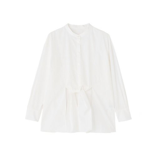 【アドーア/ADORE】のクリスピークロスブラウス インテリア・キッズ・メンズ・レディースファッション・服の通販 founy(ファニー) 　ファッション　Fashion　レディースファッション　Fashion for Women　トップス・カットソー　Cut & Sew Tops　シャツ・ブラウス・オフィスカジュアル　Elegant Blouses & Button-Ups　おすすめ　Recommended / Our Picks　コンパクト　Compact, Small Size　スタンダード　Standard, Basic　ストライプ　Stripe, Striped Pattern　フィット　Fit, Slim Fit　フレア　Flare, Flared　ブロード　Broadcloth, Fine Cotton　冬　Winter / This Winter　A/W・秋冬　Autumn/Winter　ホワイト|ID: prp329100004782559 ipo3291000000034705579