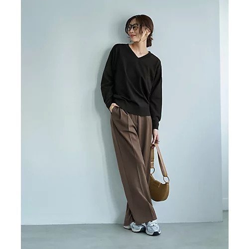 【スタイルデリ/STYLE DELI】のアンチピリングVネックニットトップスB 人気、トレンドファッション・服の通販 founy(ファニー) ファッション Fashion レディースファッション Fashion for Women トップス・カットソー Cut & Sew Tops ニット Knit Tops & Sweaters Vネックトップス V-Neck Tops / V-Cut Neckline Shirts 春 Spring シンプル Simple, Minimal スリット Slit, Slit Detail 定番 Standard, Basic Item 長袖 Long Sleeve, Full Sleeve ブラウジング Blouson Silhouette, Cinched Waist ポケット Pocket, Pocket Detail other-2|ID: prp329100004782564 ipo3291000000036048483