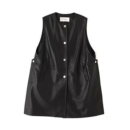 【アドーア/ADORE】のゴートレザージャケット インテリア・キッズ・メンズ・レディースファッション・服の通販 founy(ファニー) 　ファッション　Fashion　レディースファッション　Fashion for Women　アウター　Coat / Outerwear Collection　レディースジャケット・軽アウター　Jackets　おすすめ　Recommended / Our Picks　シルバー　Silver, Metallic Silver　スタンダード　Standard, Basic　スリット　Slit, Slit Detail　ドット　Polka Dot, Dot Pattern　フィット　Fit, Slim Fit　フロント　Front, Front Design　メタル　Metal, Metal Parts　リアル　Real, Realistic　冬　Winter / This Winter　A/W・秋冬　Autumn/Winter　ブラック|ID: prp329100004782584 ipo3291000000034705803