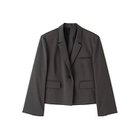 【アドーア/ADORE】のマニッシュクロスジャケット グレー|ID:prp329100004782586