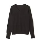 【イーバイエクラ/E by eclat】のシルクカシミヤ混浅Vネックニット ブラック|ID: prp329100004784117 ipo3291000000036336284