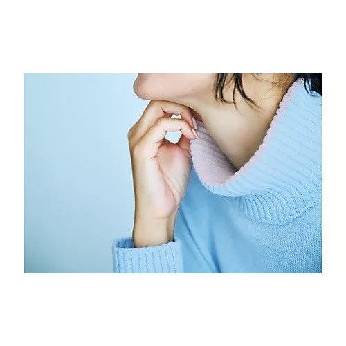 【エクラ/eclat】の【別注】襟裏カシミヤ配色ニット 人気、トレンドファッション・服の通販 founy(ファニー) 　ファッション　Fashion　レディースファッション　Fashion for Women　トップス・カットソー　Cut & Sew Tops　ニット　Knit Tops & Sweaters　スマート　Smart, Elegant　ラウンド　Round, Round Neck　別注　Limited Edition, Custom Order　other-2|ID: prp329100004784118 ipo3291000000034724277