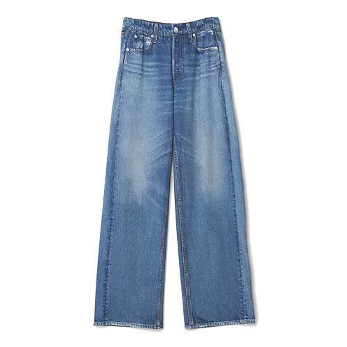 【ラグ & ボーン/rag & bone】のMIRAMAR/デニムフリースパンツ インテリア・キッズ・メンズ・レディースファッション・服の通販 founy(ファニー) 　ファッション　Fashion　レディースファッション　Fashion for Women　パンツ　Pants & Trousers　コレクション　Collection, Seasonal Line　スウェット / スエット　Sweatshirt, Sweatwear　デニム　Denim, Jeans Material　プリント　Print, Printed Pattern　リアル　Real, Realistic　人気　Popular, Best Seller　洗える　Machine Washable　ブルー|ID: prp329100004784121 ipo3291000000034724288