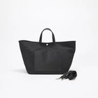 【トプカピ/TOPKAPI】の【Breath TOPKAPI sis】【WEB限定】ナイロン レザーポケット トートバッグ ショルダー付き A4 ブラック|ID: prp329100004784127 ipo3291000000034724323