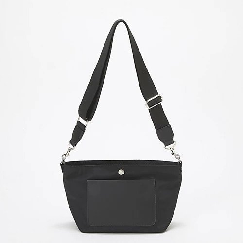 【トプカピ/TOPKAPI】の【Breath TOPKAPI sis】【WEB限定】ナイロン レザーポケット ミニ ショルダーバッグ インテリア・キッズ・メンズ・レディースファッション・服の通販 founy(ファニー) ファッション Fashion レディースファッション Fashion for Women バッグ Bags おすすめ Recommended / Our Picks コンパクト Compact, Small Size シルバー Silver, Metallic Silver スタイリッシュ Stylish, Fashionable ポケット Pocket, Pocket Detail エレガント 上品 Elegant 旅行 Travel ブラック|ID: prp329100004784129 ipo3291000000034724336