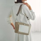 【トプカピ/TOPKAPI】の【Breath TOPKAPI sis】【WEB限定】ナイロン レザーポケット ミニ ショルダーバッグ ベージュ|ID: prp329100004784129 ipo3291000000034724338